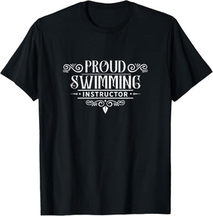 Proud swimming instructor Teacher Swim Swimmer Coach Women T-Shirt - T-Shirt | Black
