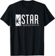 Kids DC Comics Flash Star Labs Logo White Camiseta , Black, 2 T-Shirt - T-Shirt | Black