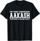 Aakash Personal Name First Name Funny Aakash T-Shirt - T-Shirt | Black