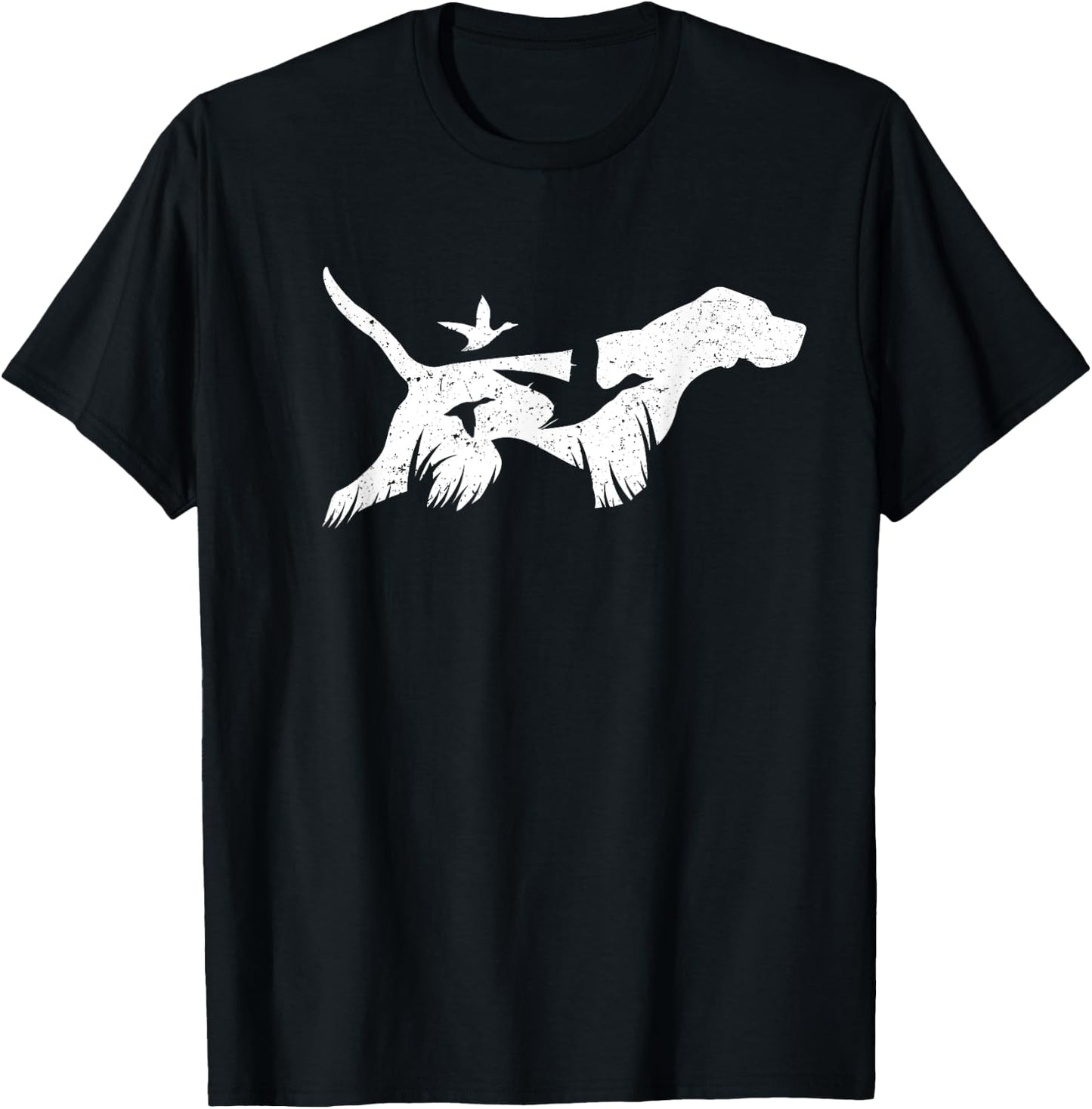 GERMAN SHORTHAIRED POINTER GSP Hunting Dogs, A Born Hunter T-Shirt - T-Shirt | Black
