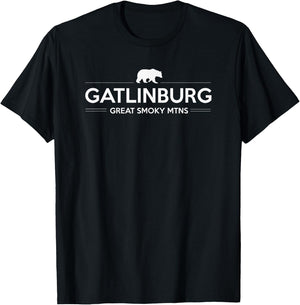 Gatlinburg Tennessee Great Smoky Mountains T-Shirt - T-Shirt | Black