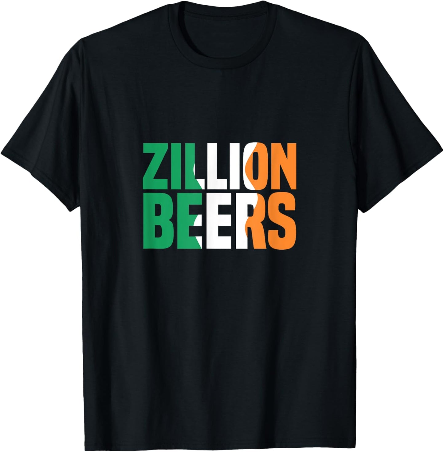 Barstool Sports Zillion Beers Saint Patrick's Day T-Shirt - T-Shirt | Black