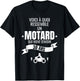 Gift for a biker humour man original 30 years T-Shirt - T-Shirt | Black