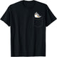 Tufted Titmouse Bird - Kids' Black Cartoon Titmouse - Small - Classic Fit - Short Sleeve - - Modern - Spring/Summer T-Shirt - T-Shirt | Black