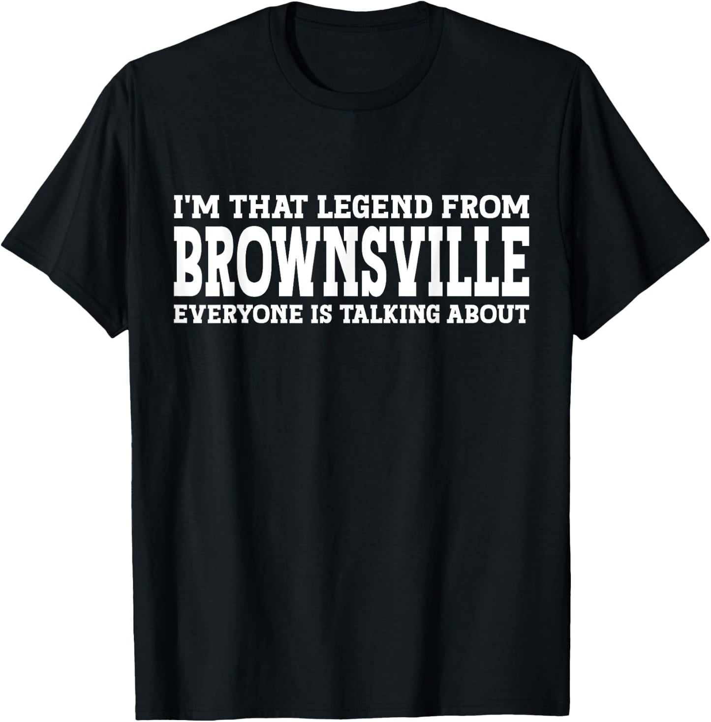 Brownsville Hometown TX Texas Home Roots City Brownsville T-Shirt - T-Shirt | Black