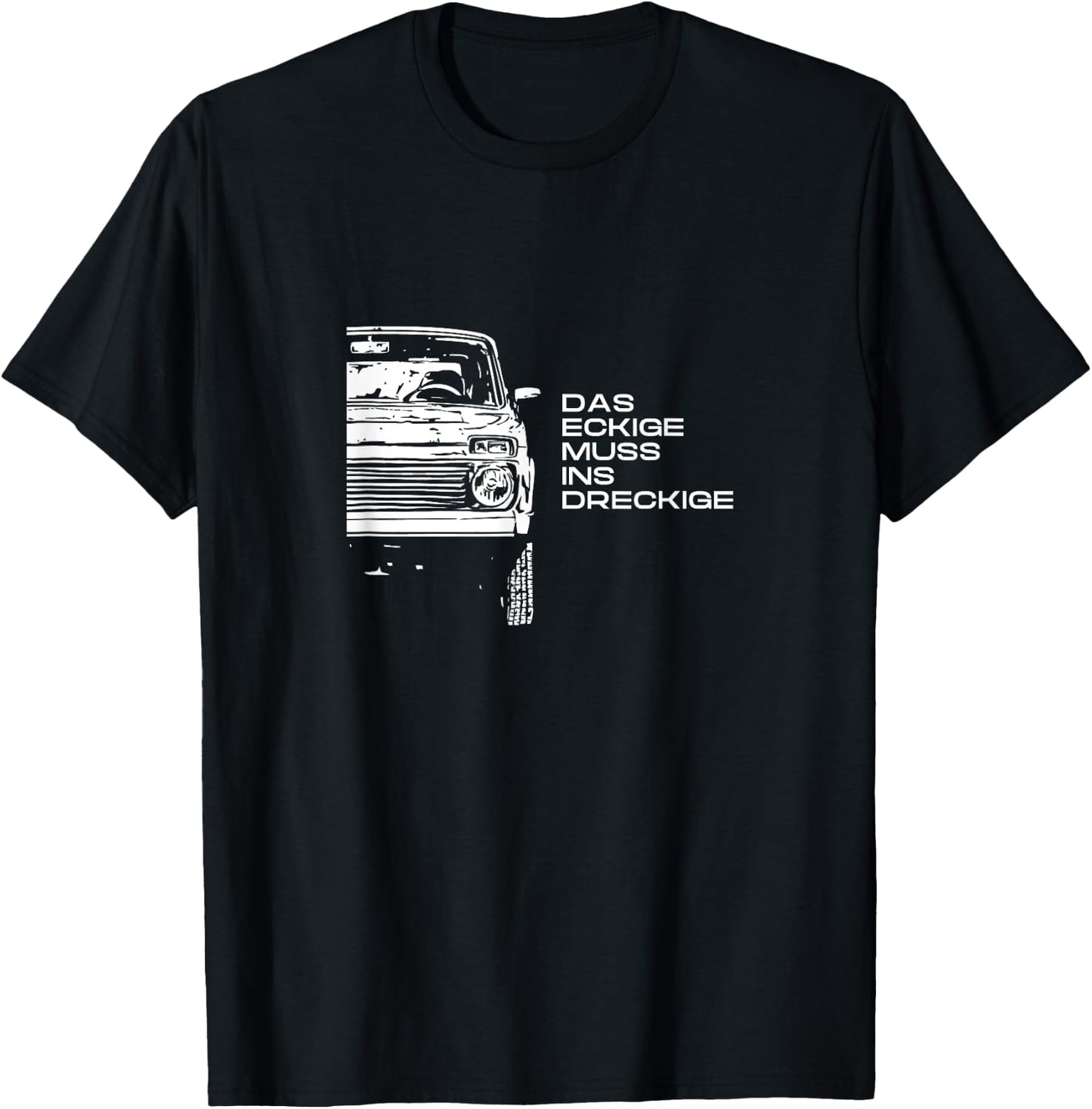 Lada Niva 4x4 Offroad Off-Road Russia East USSR , black T-Shirt - T-Shirt | Black