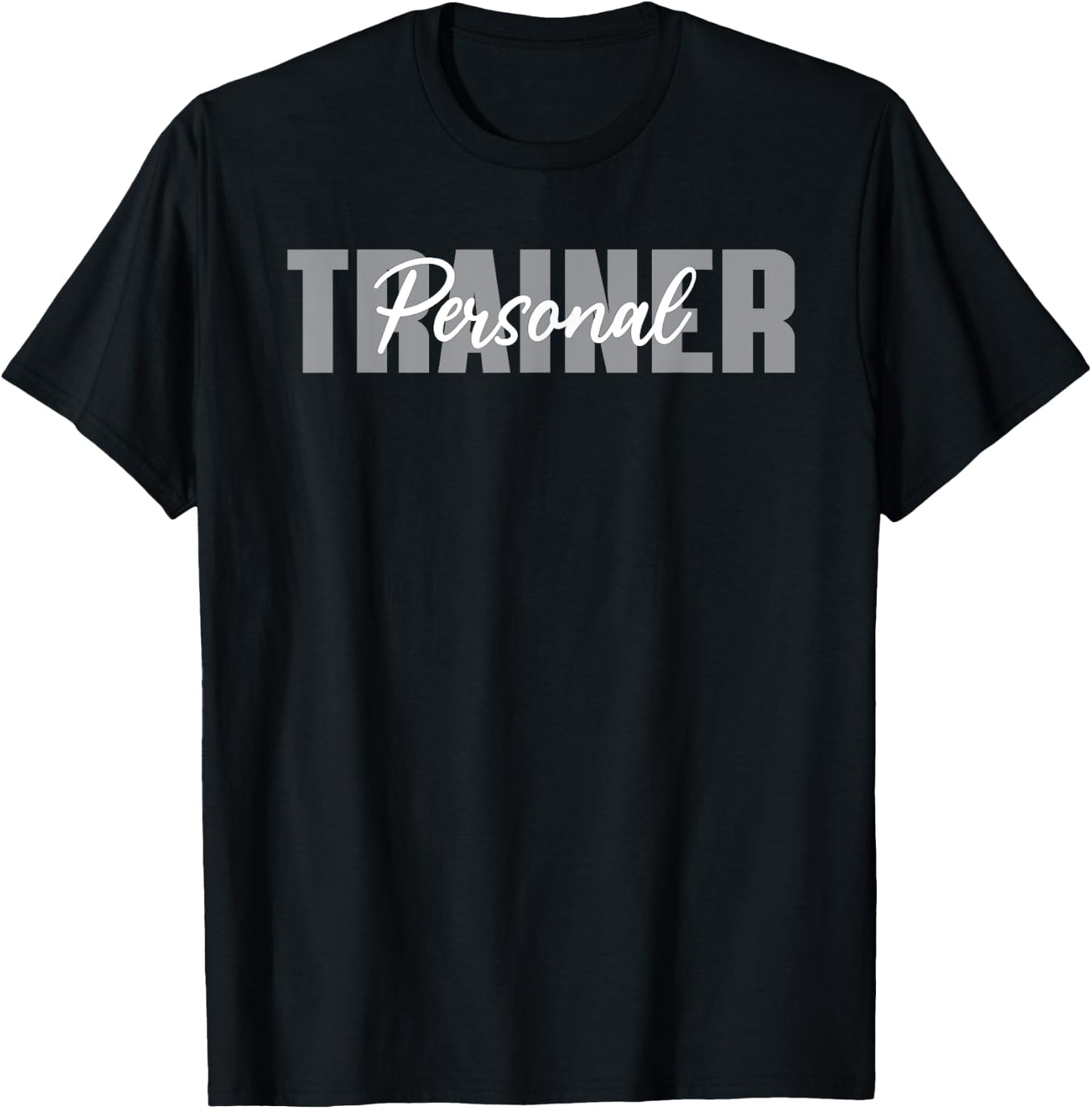 Personal Trainer Typeset Wear T-Shirt - T-Shirt | Black