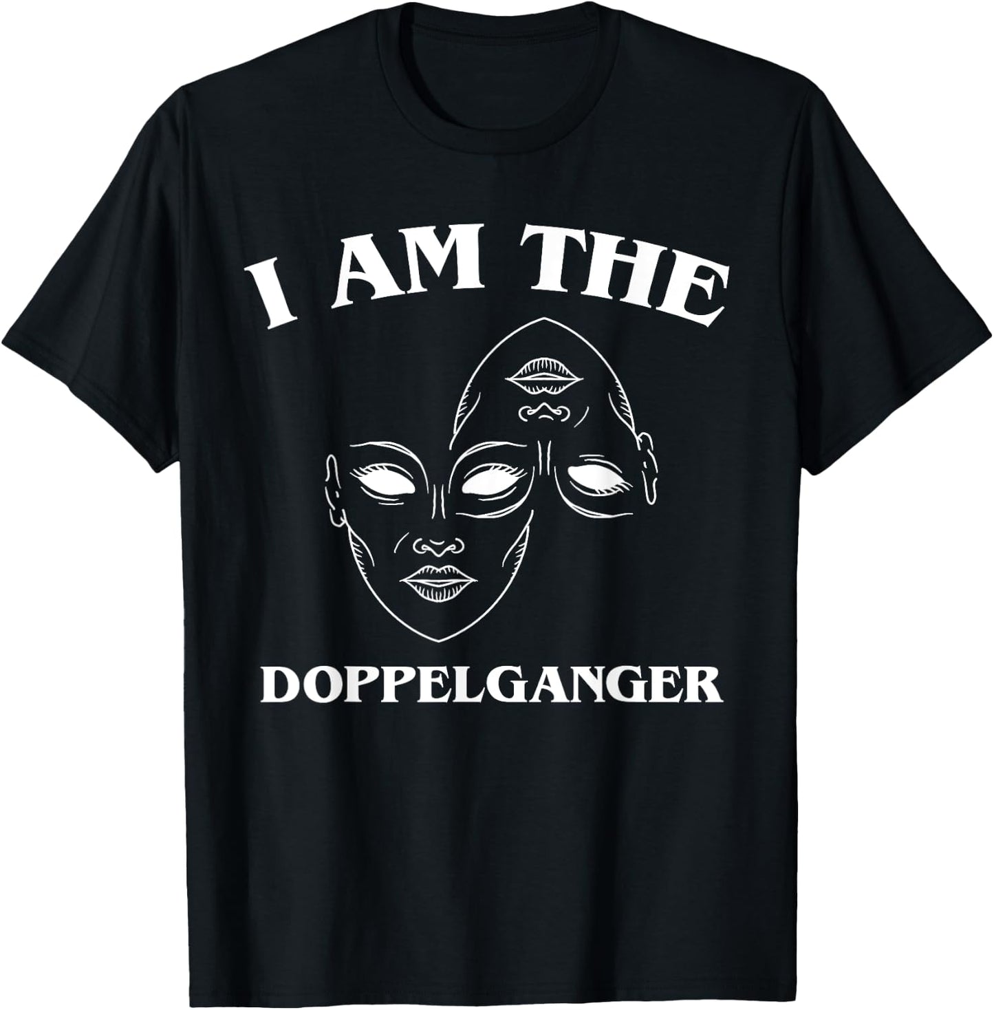 Halloween Sarcastic Doppelganger T-Shirt - T-Shirt | Black
