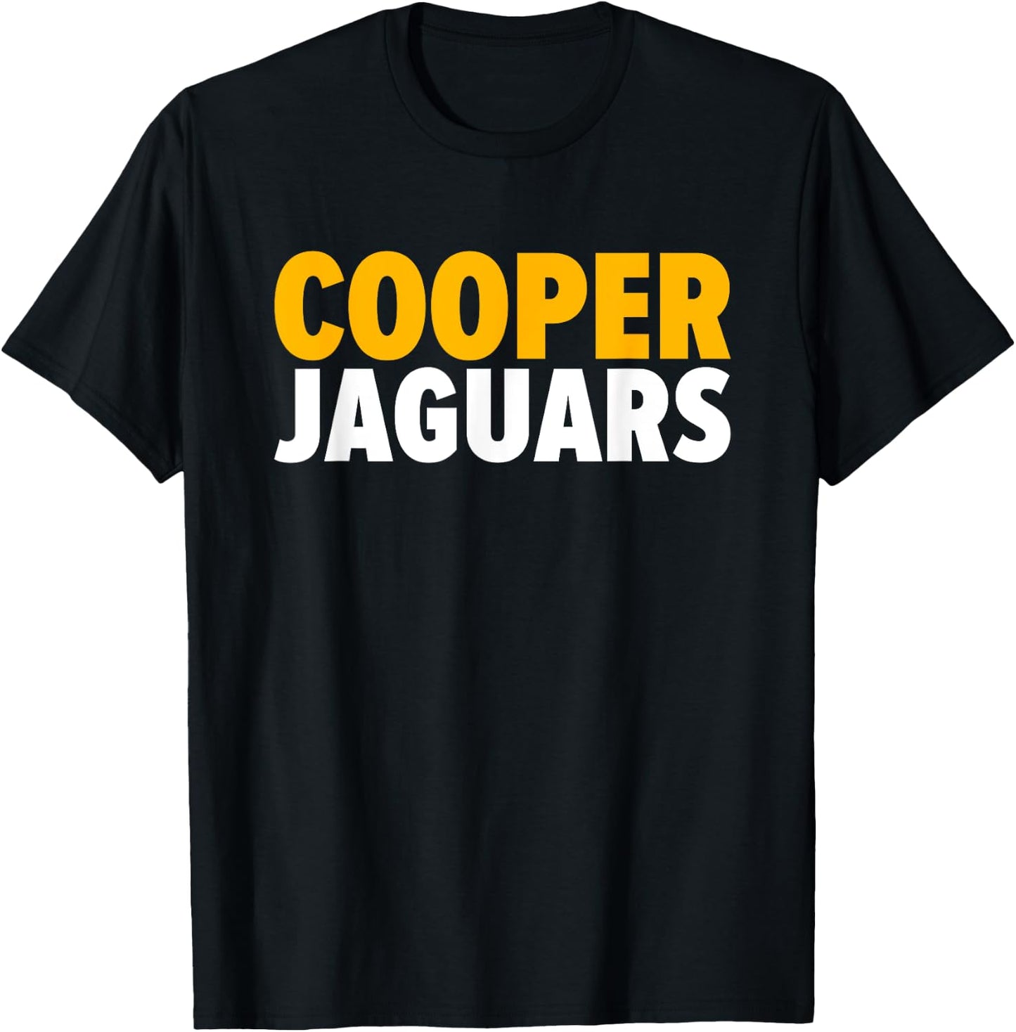 Cooper Jaguars Bold T-Shirt - T-Shirt | Black