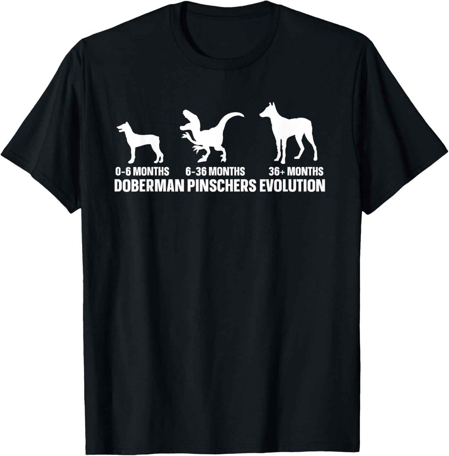 Dog Lover Quote for a Doberman Pinscher Owner T-Shirt - T-Shirt | Black