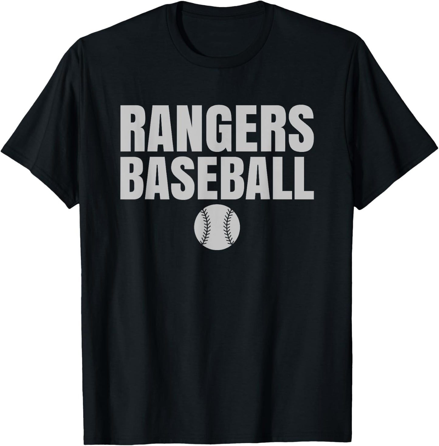 Vista Ridge Rangers Baseball T-Shirt - T-Shirt | Black