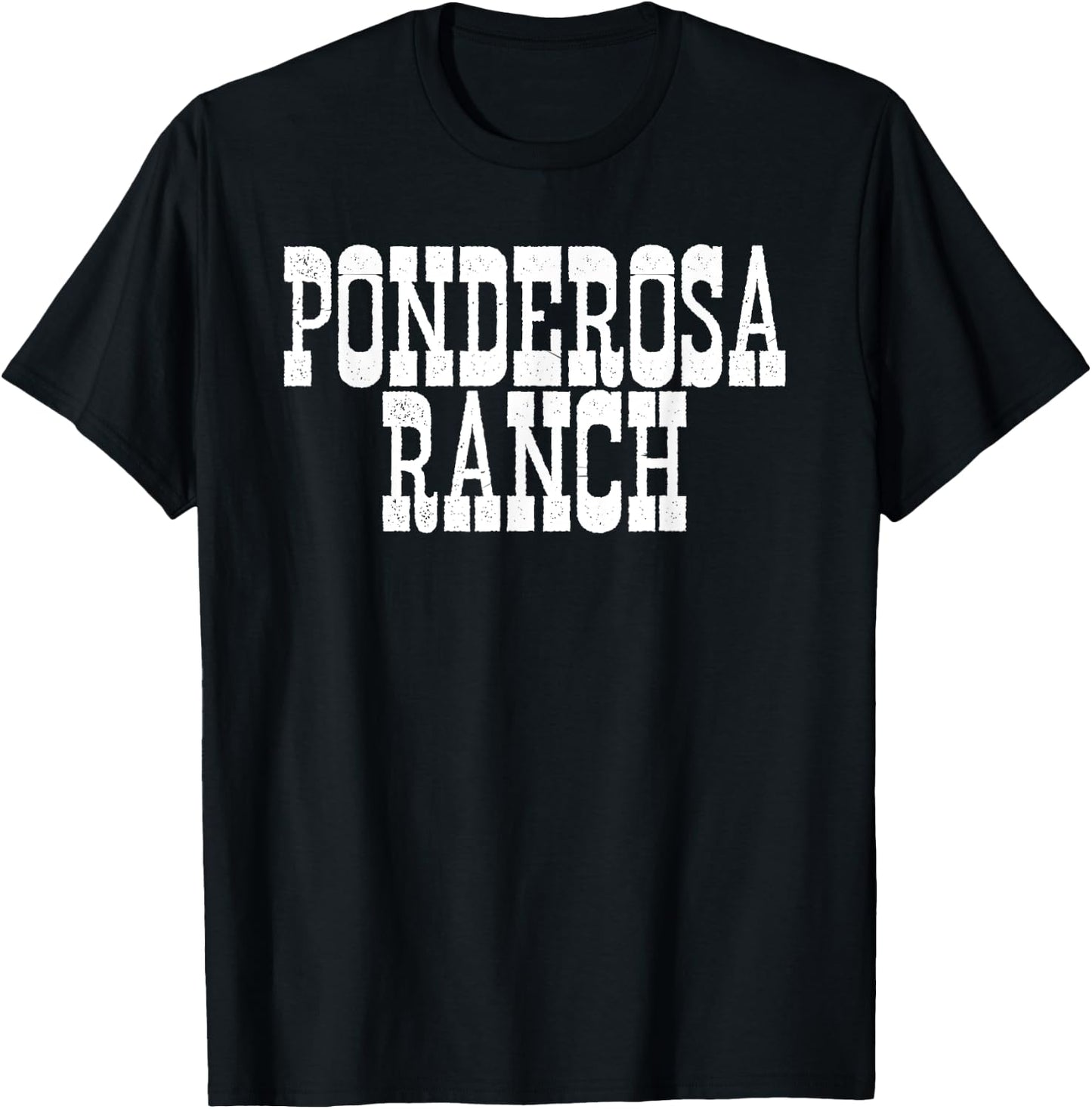 Ranch Ponderosa T-Shirt - T-Shirt | Black