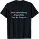 Don't Get Horny Around Me I'm An Empath T-Shirt - T-Shirt | Black