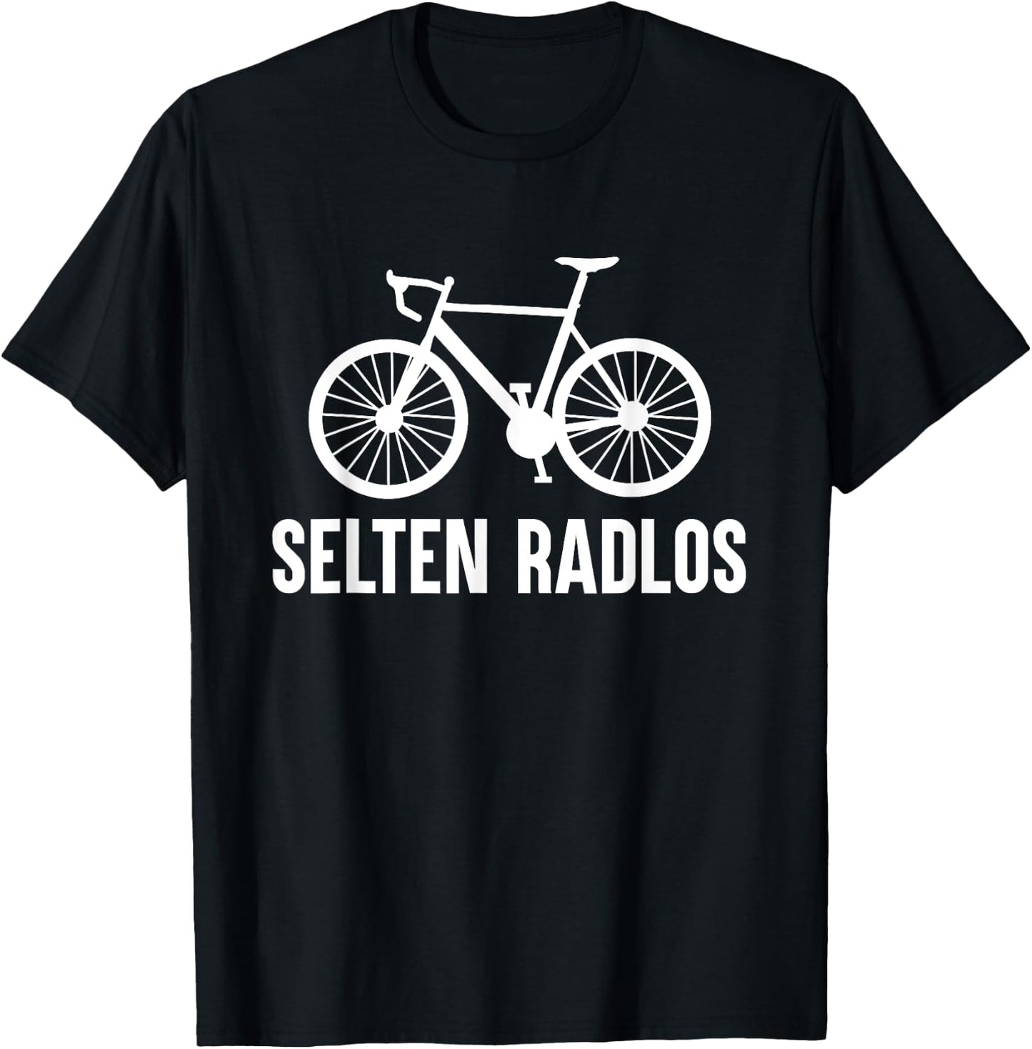 Rare Radlos Cyclist Mountain Bike Road Bike Bicycle , black T-Shirt - T-Shirt | Black