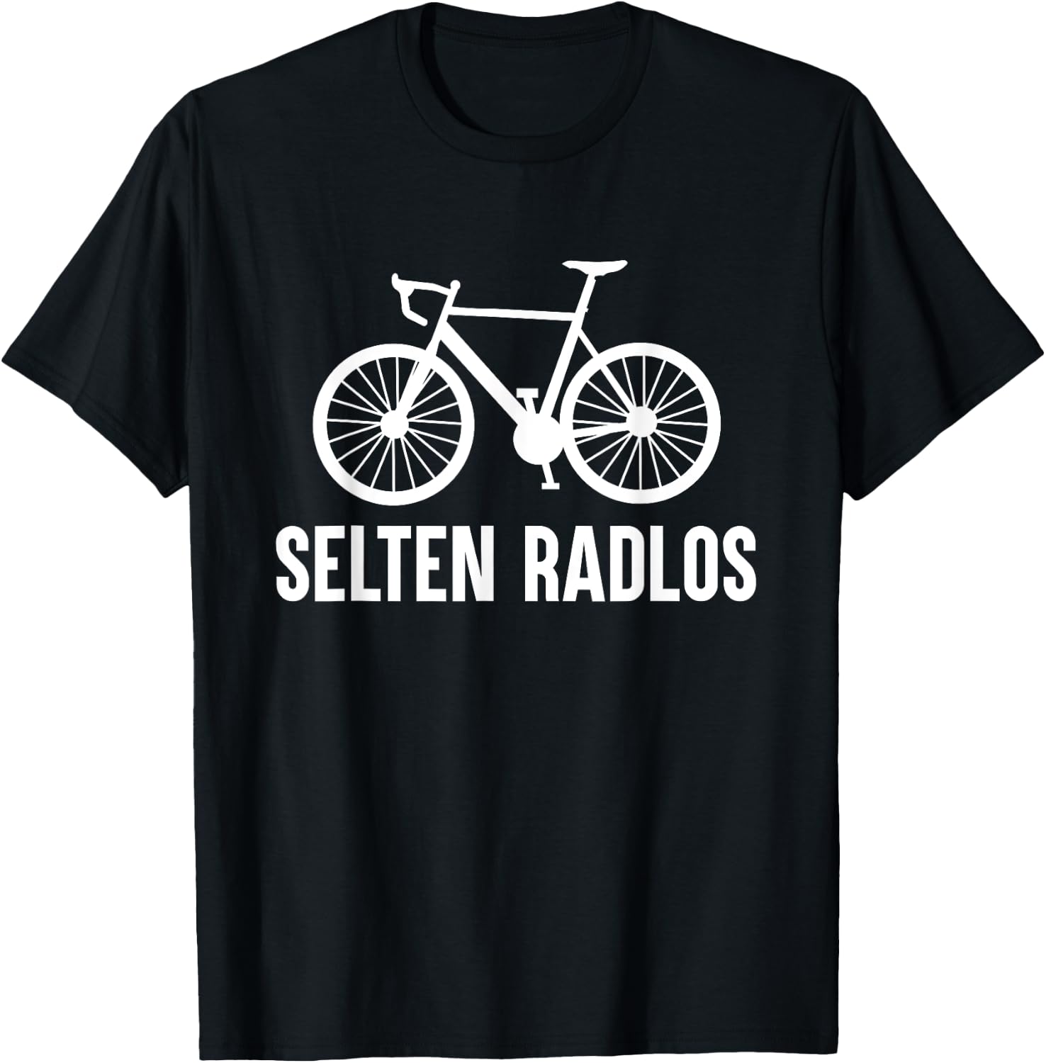 Rare Radlos Cyclist Mountain Bike Road Bike Bicycle , black T-Shirt - T-Shirt | Black
