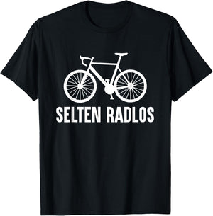 Rare Radlos Cyclist Mountain Bike Road Bike Bicycle , black T-Shirt - T-Shirt | Black