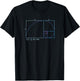 Fibonacci Golden Ratio T-Shirt - T-Shirt | Black
