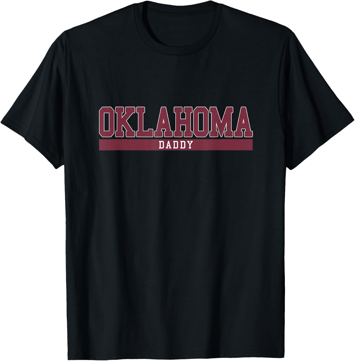 Oklahoma Dad University Sports T-Shirt - T-Shirt | Black
