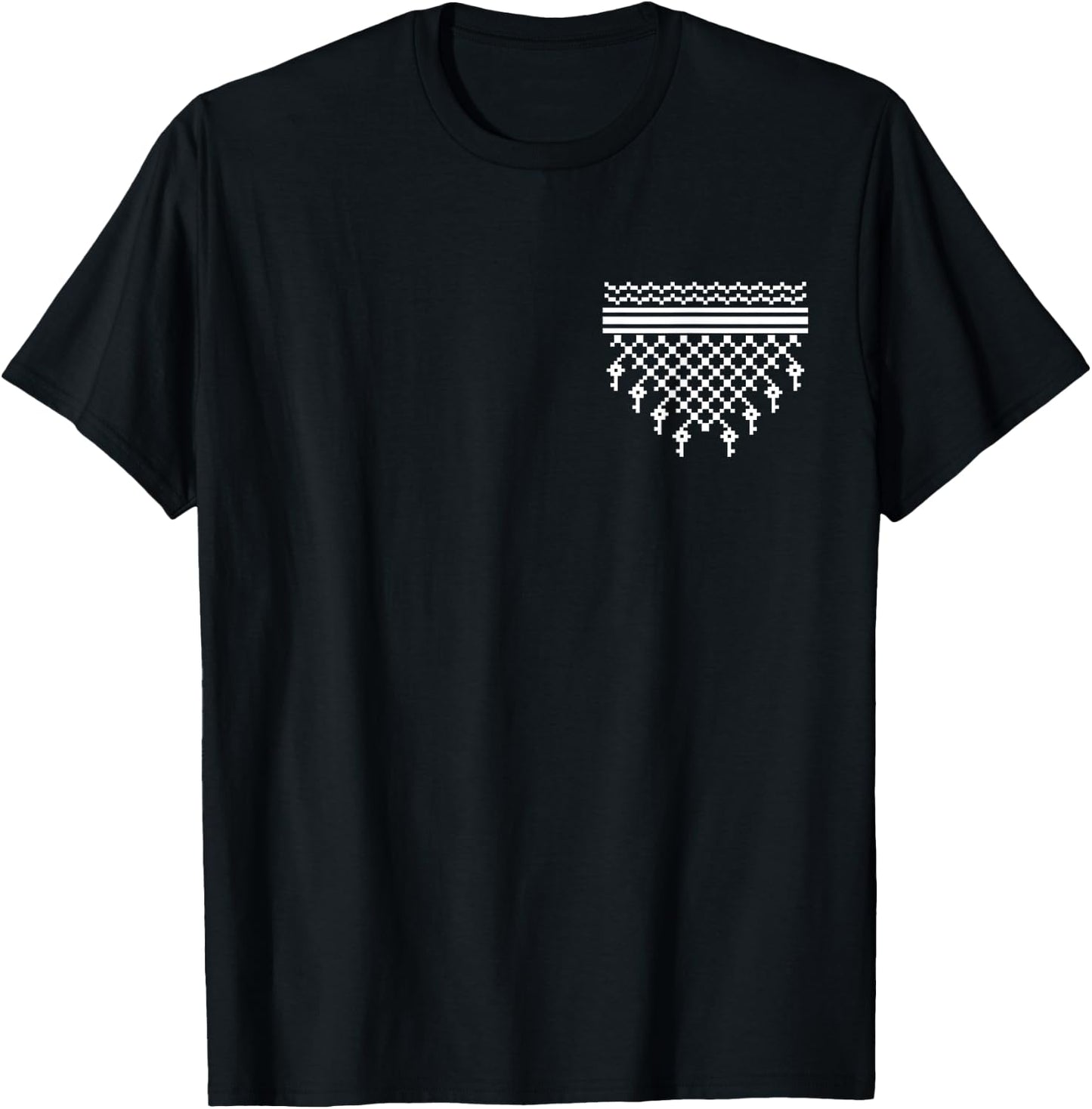 Palestine Keffieh Palestinian Tatreez Key Return Palestine , Black, S T-Shirt - T-Shirt | Black