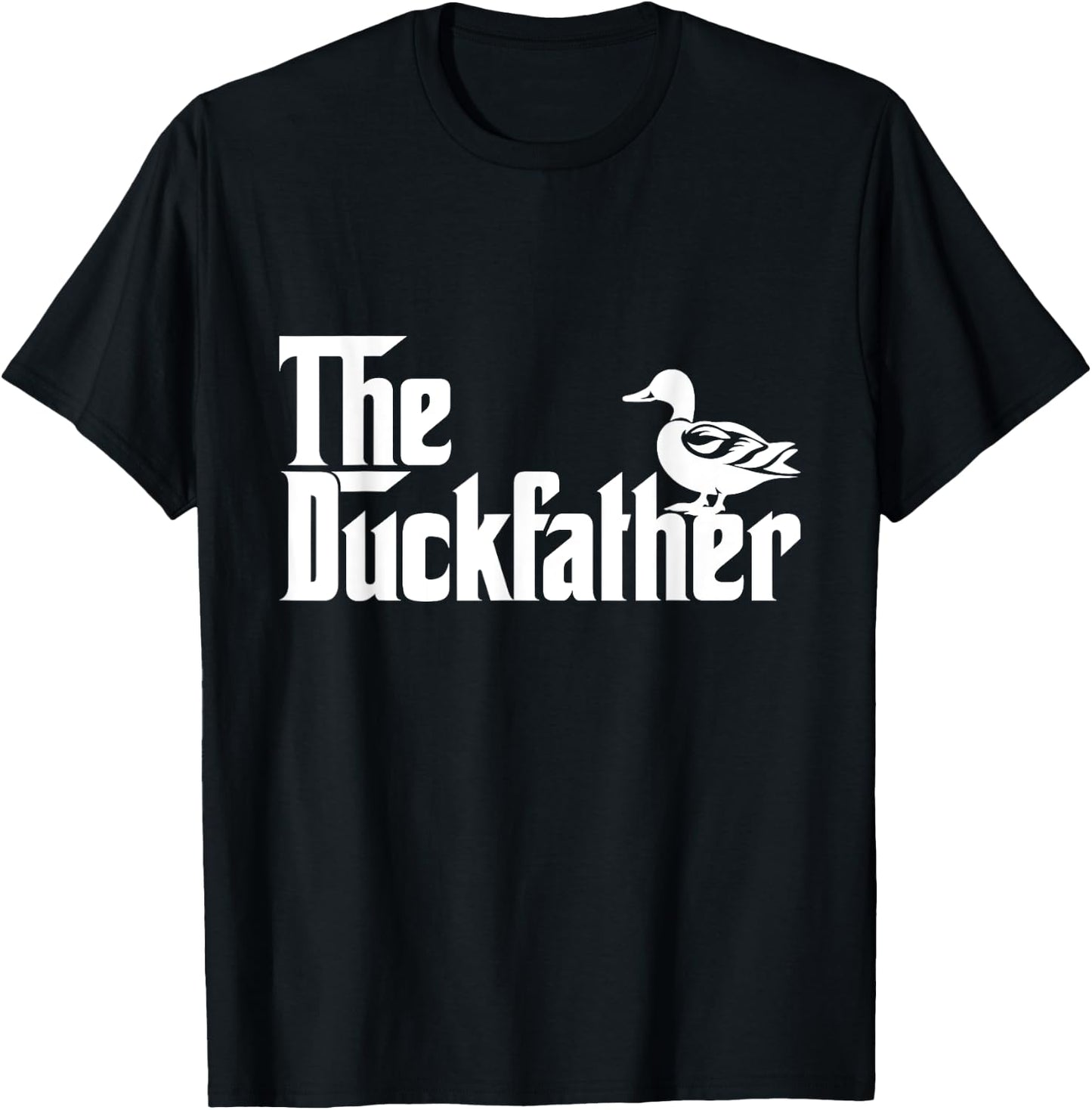 The Duck Father Funny Duck Lover Dad Fathers Day Duck Lovers T-Shirt - T-Shirt | Black