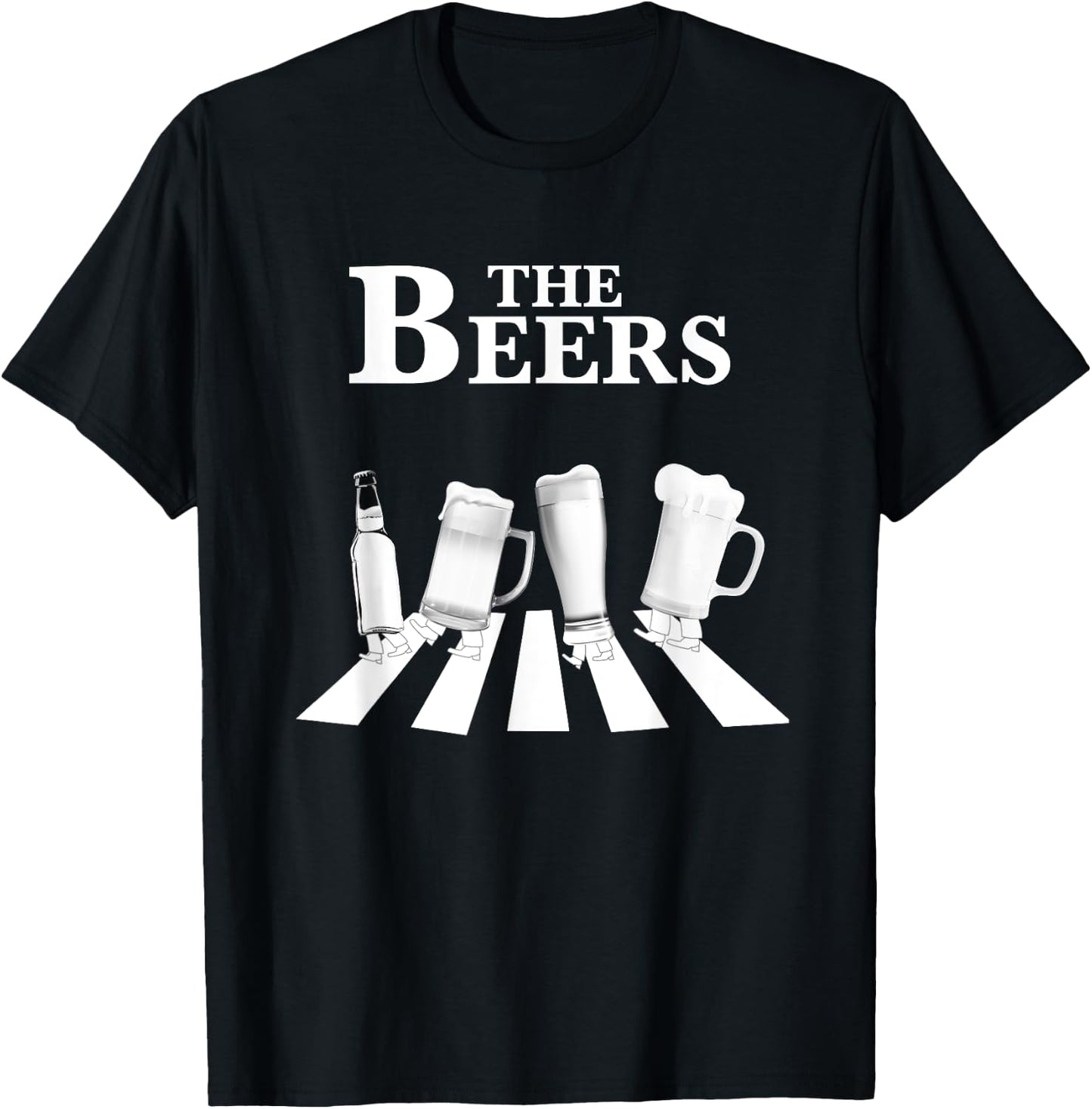 The Beers Beer Lover Funny Party Pils , black T-Shirt - T-Shirt | Black