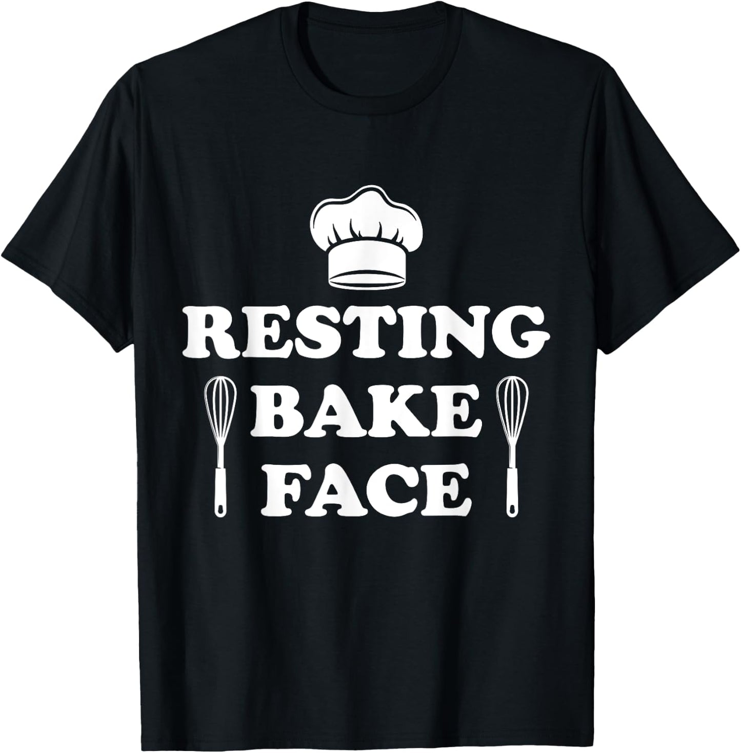 Resting Bake Face Baking Lover Pastry Confectioner Bakery T-Shirt - T-Shirt | Black