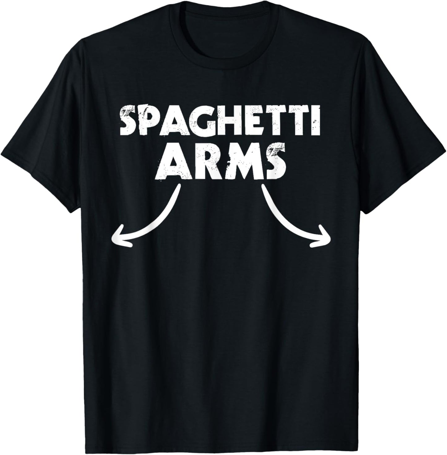 Spaghetti Arms Lifting Gym T-Shirt - T-Shirt | Black