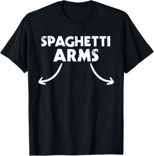 Spaghetti Arms Lifting Gym T-Shirt - T-Shirt | Black