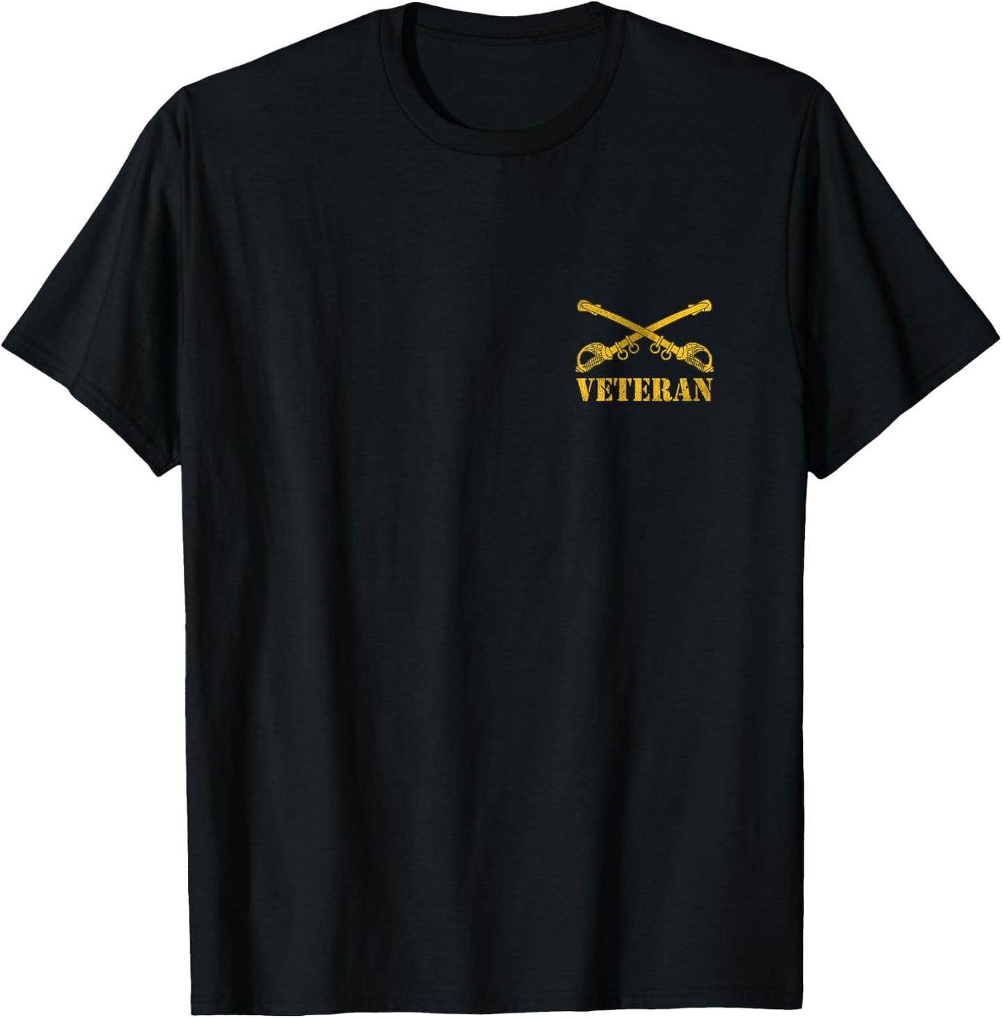 Cavalry Veteran CAV Scout 19Delta Logo Military Veterans Day T-Shirt - T-Shirt | Black
