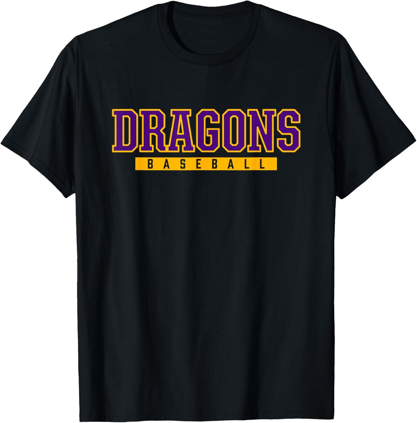 Johnston Dragons Baseball T-Shirt - T-Shirt | Black