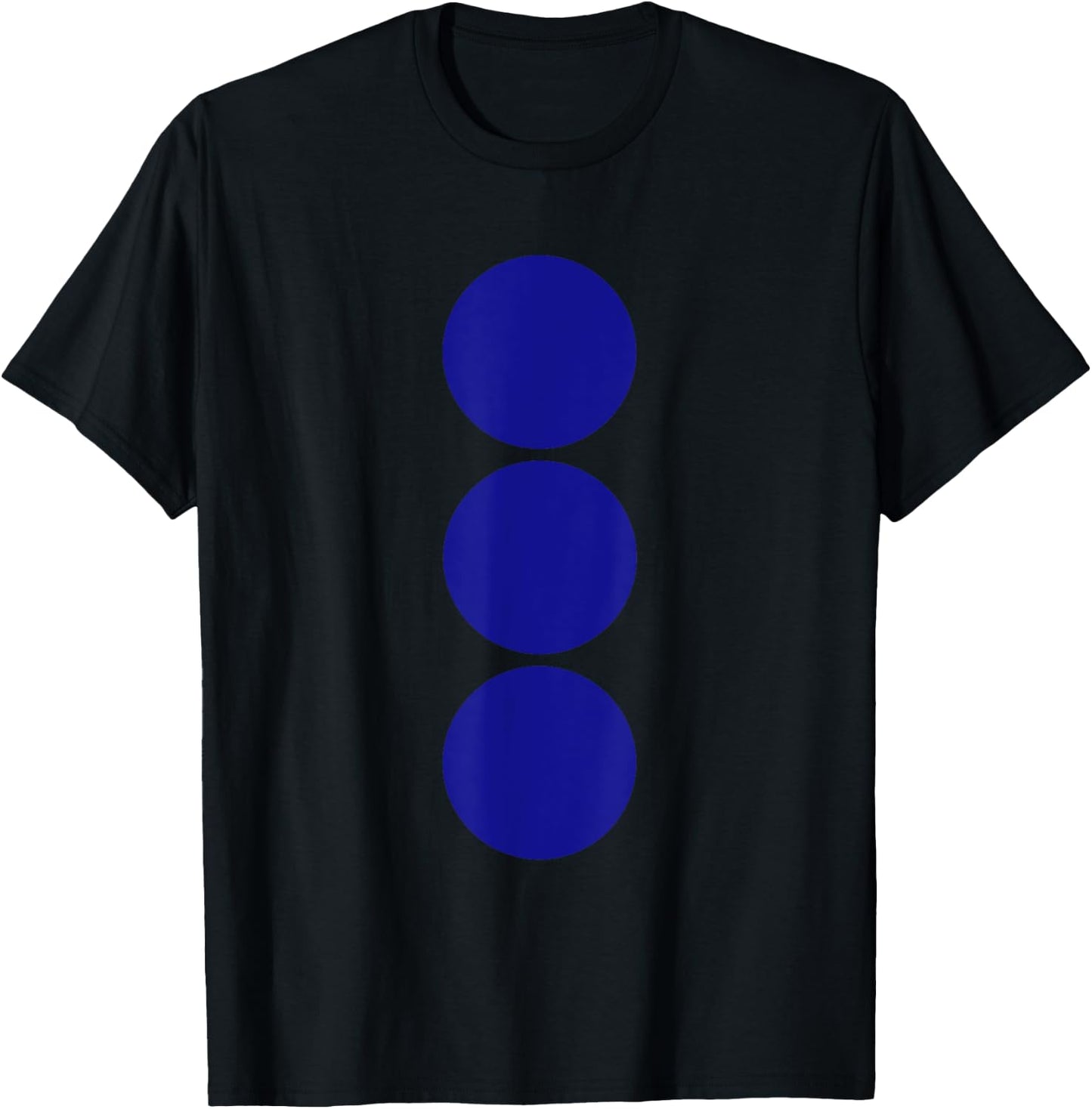 Twister Game Blue Matching Group Costume T-Shirt - T-Shirt | Black