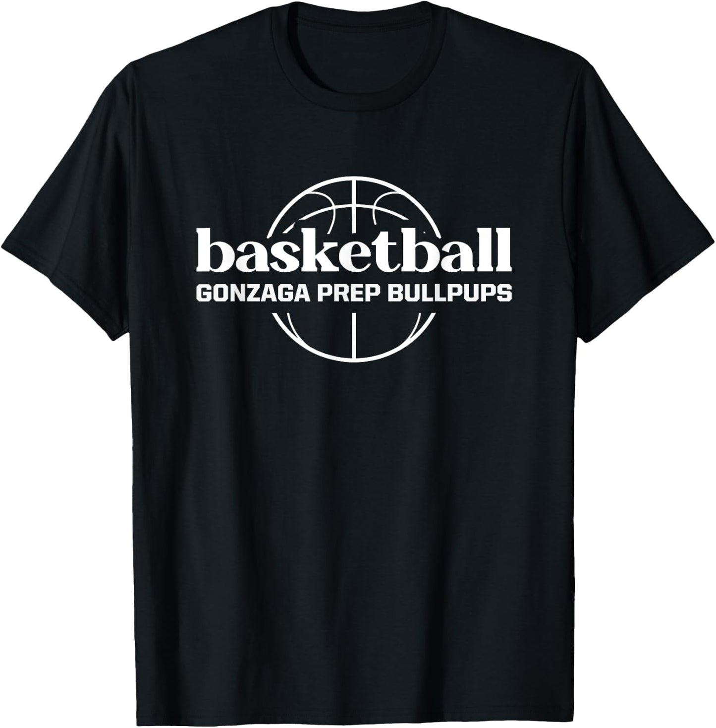 Gonzaga Prep Bullpups Basketball T-Shirt - T-Shirt | Black
