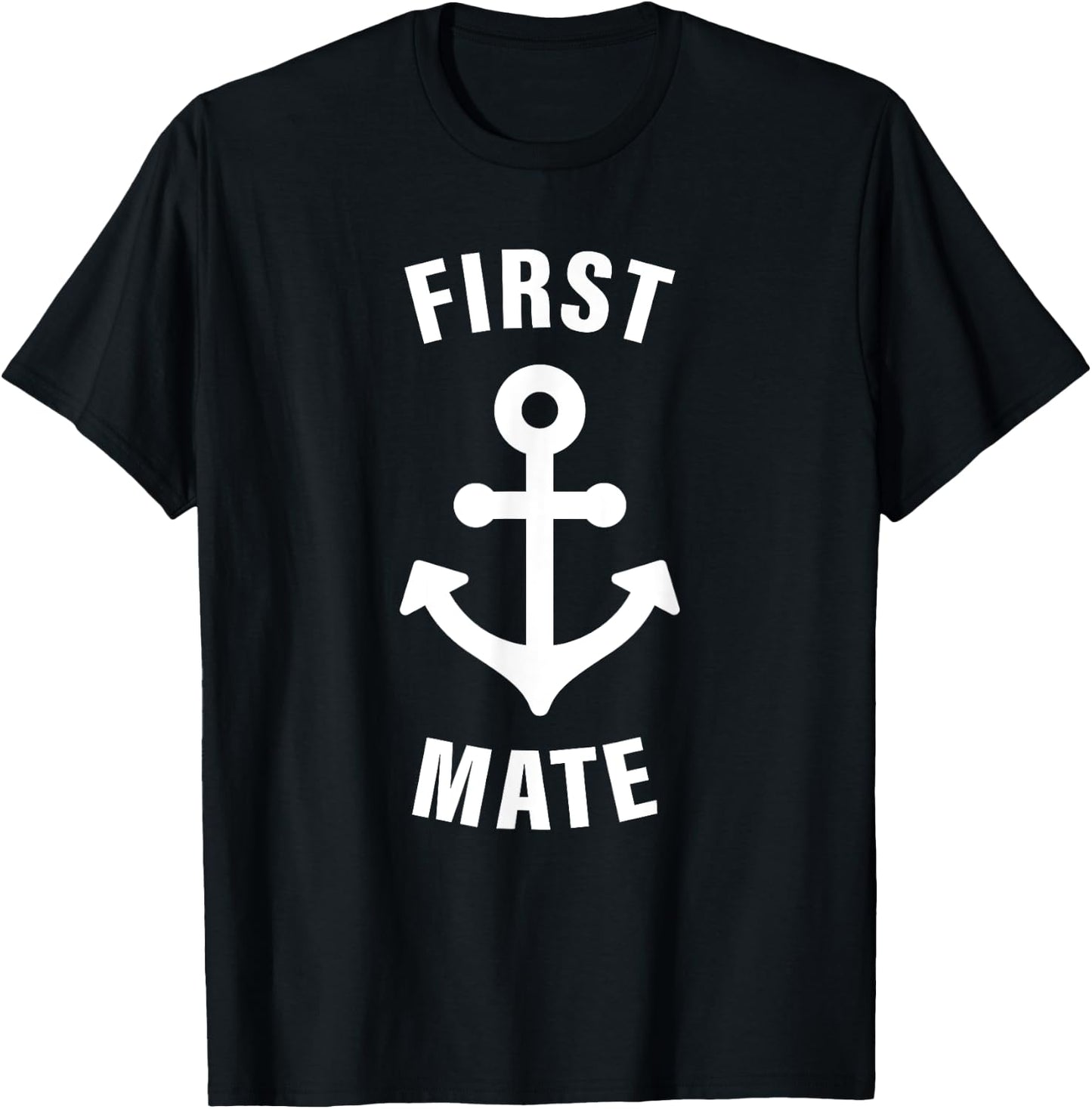 Captain & First Mate Matching Set T-Shirt - T-Shirt | Black