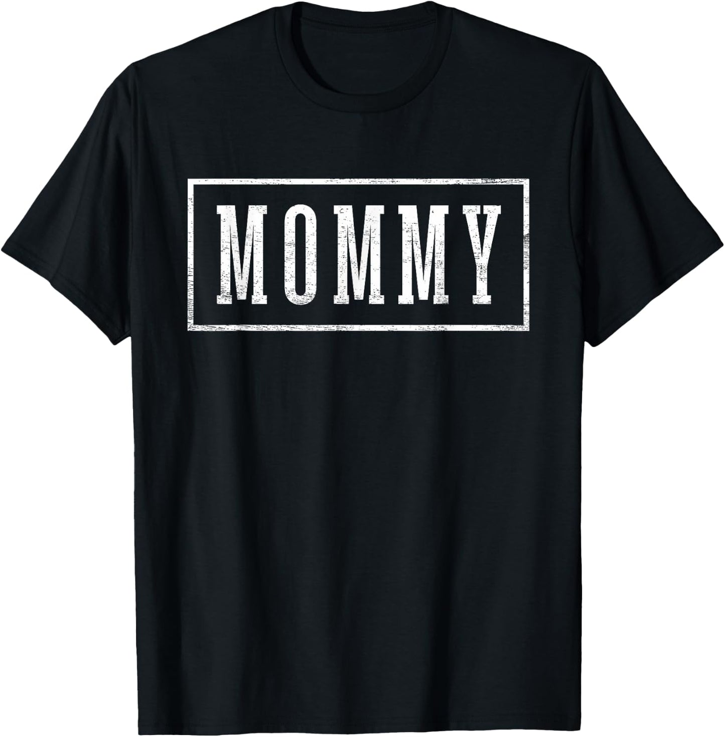Mommy - Sleek Framed Design Mother's Day Mommy T-Shirt - T-Shirt | Black