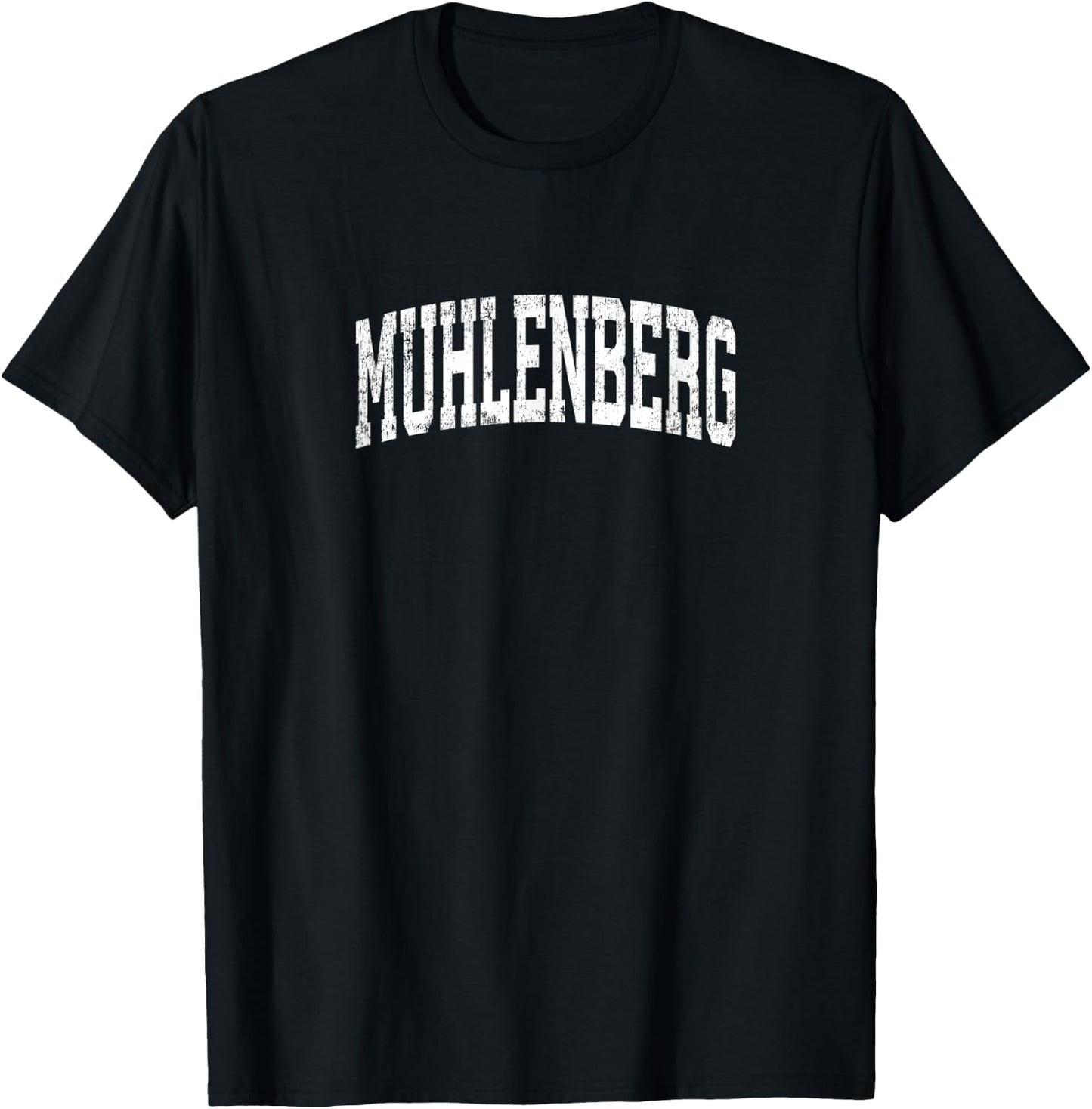 Muhlenberg Pennsylvania PA Vintage Athletic Sports Design T-Shirt - T-Shirt | Black