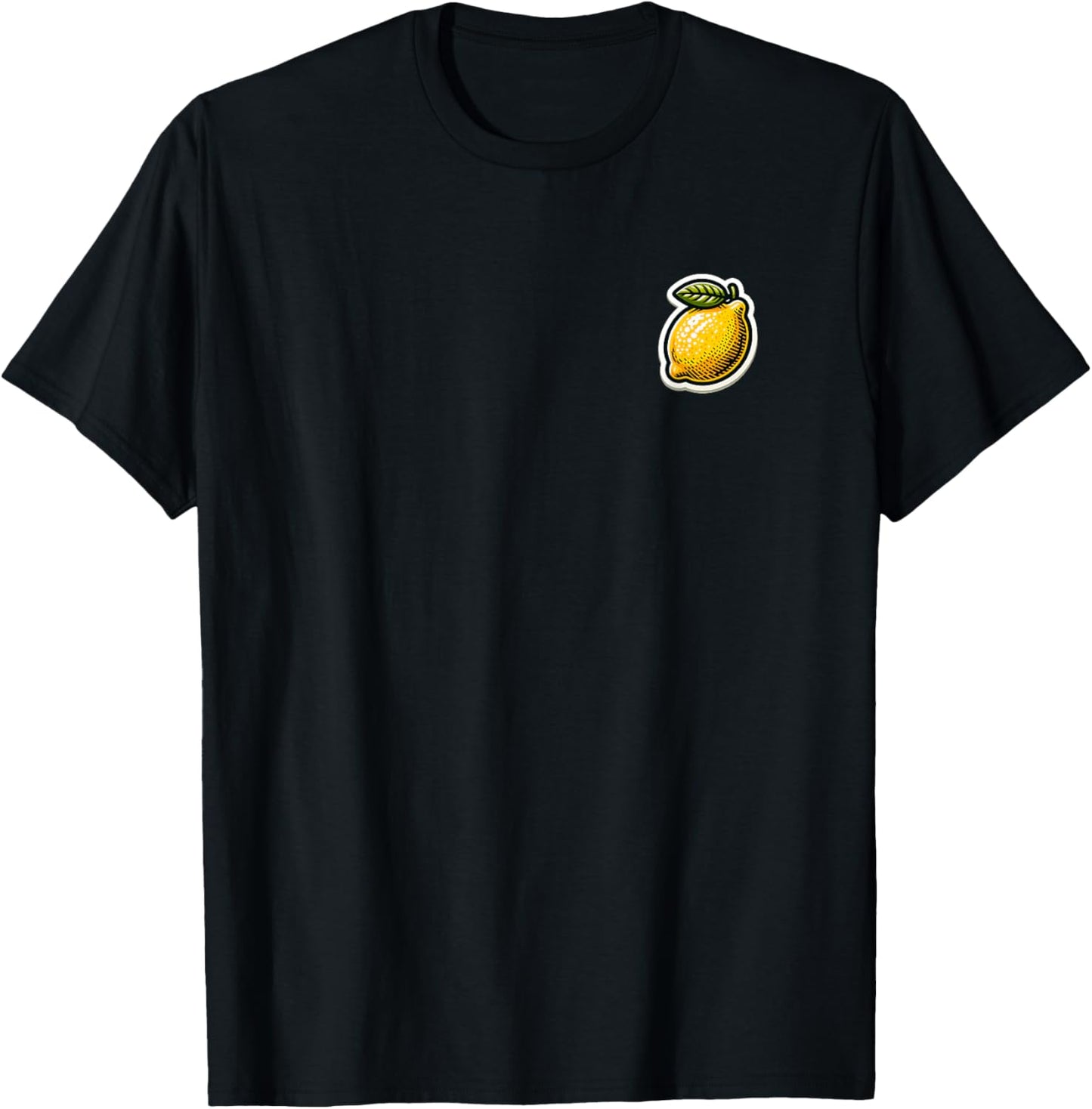 Minimalist Sweet Lemon for Children, Women, Men , black T-Shirt - T-Shirt | Black