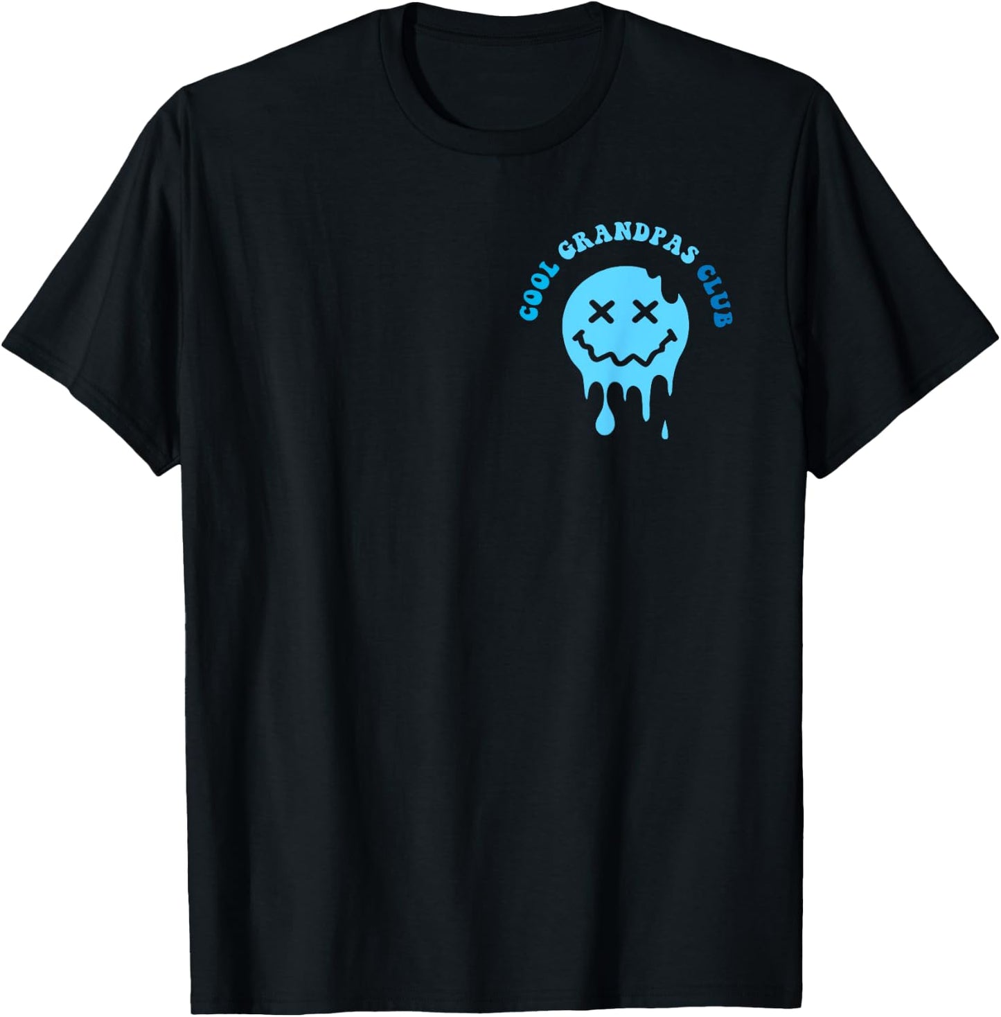 Cool Grandpas Club Shirt Father's Day Grandpa 2 Sided T-Shirt - T-Shirt | Black