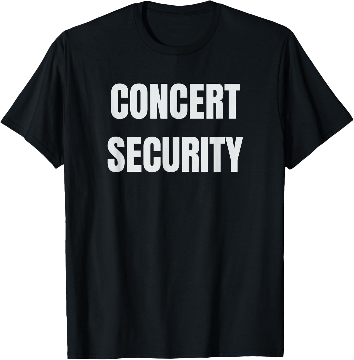 Concert Security Festival T Shirt T-Shirt - T-Shirt | Black