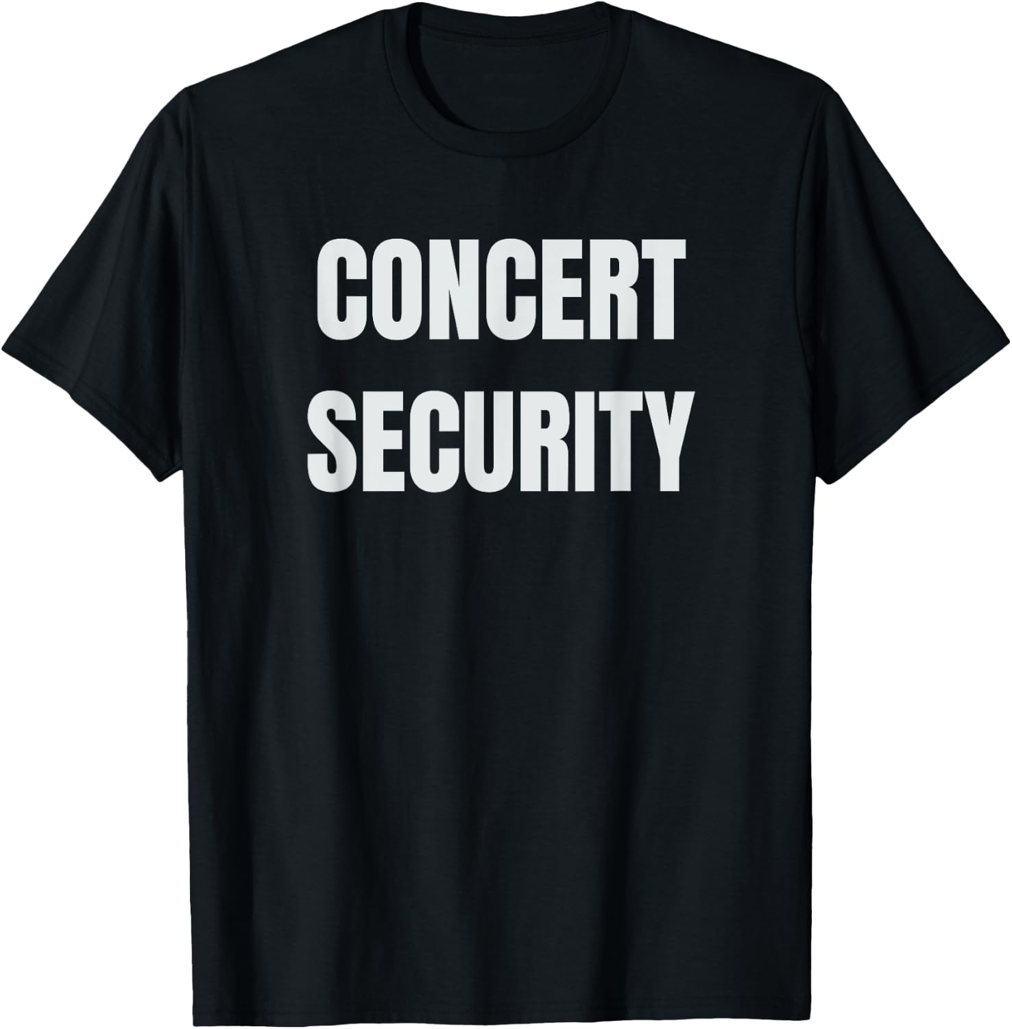 Concert Security Festival T Shirt T-Shirt - T-Shirt | Black