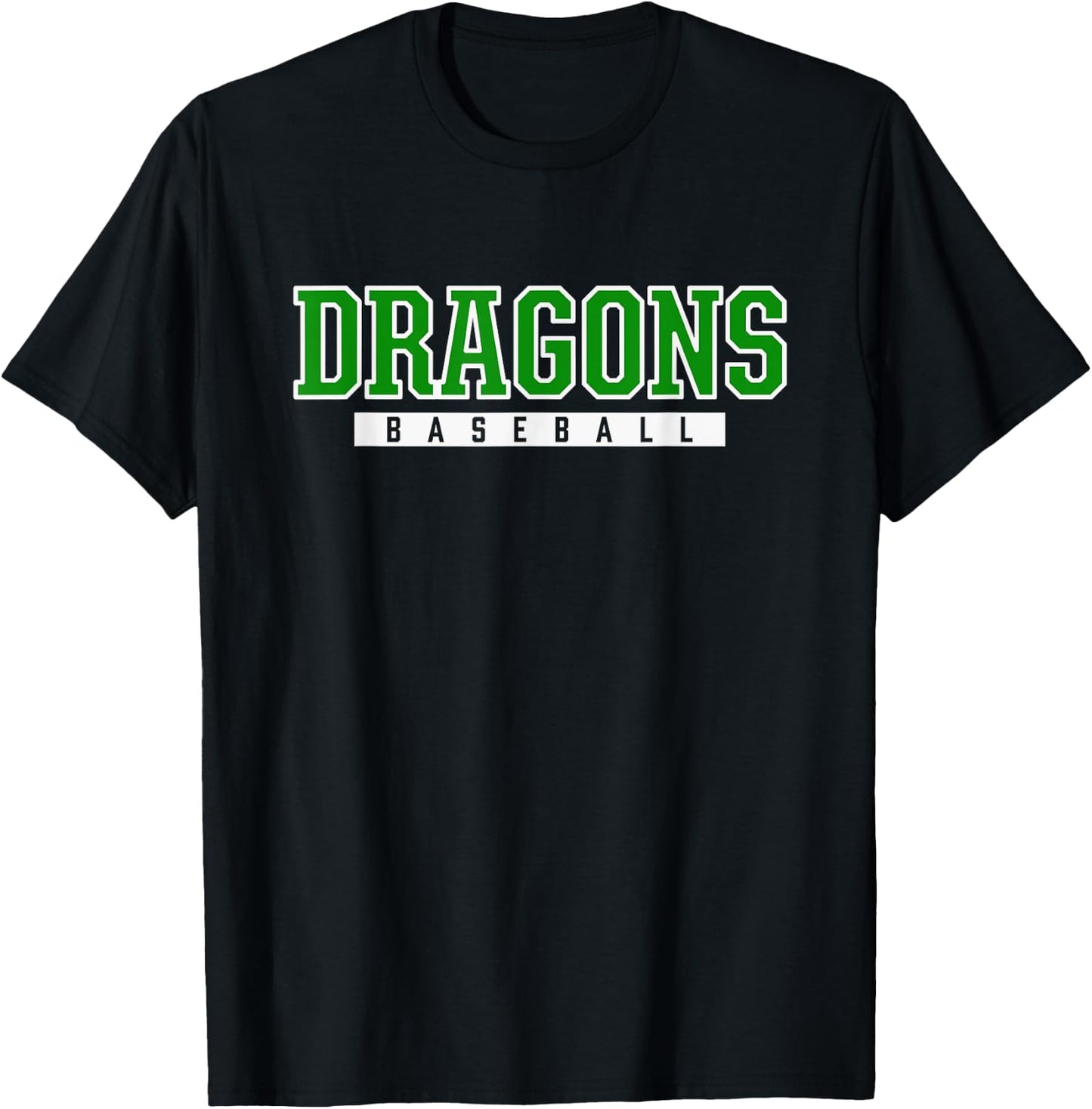 Lewisburg Dragons Baseball T-Shirt - T-Shirt | Black