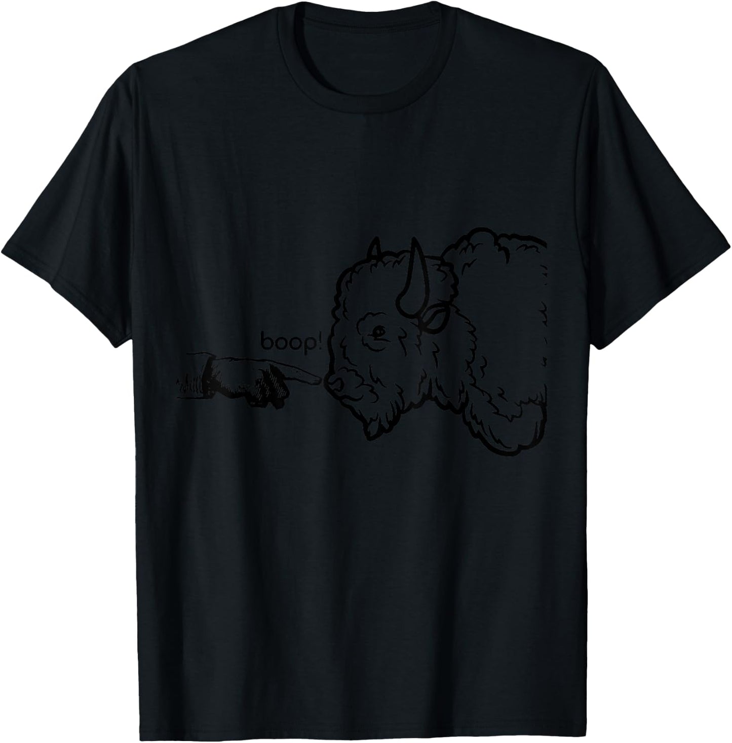 Boop the Nose T-Shirt - T-Shirt | Black