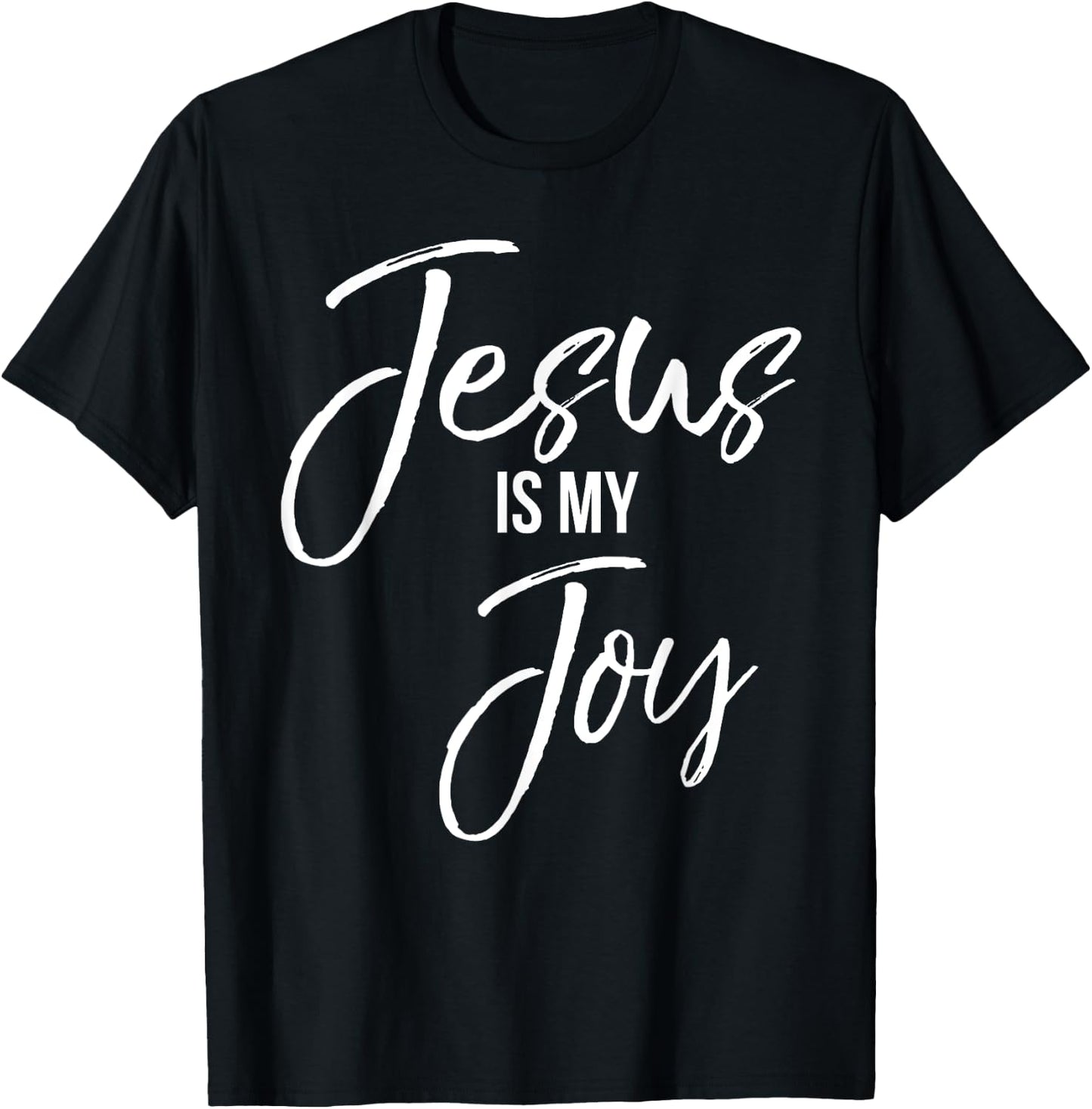 Jesus is My Joy Shirt Vintage Faith Christian Shirt Love God T-Shirt - T-Shirt | Black