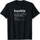 Hunkle Definition Design Funny Gift Uncle T-Shirt - T-Shirt | Black