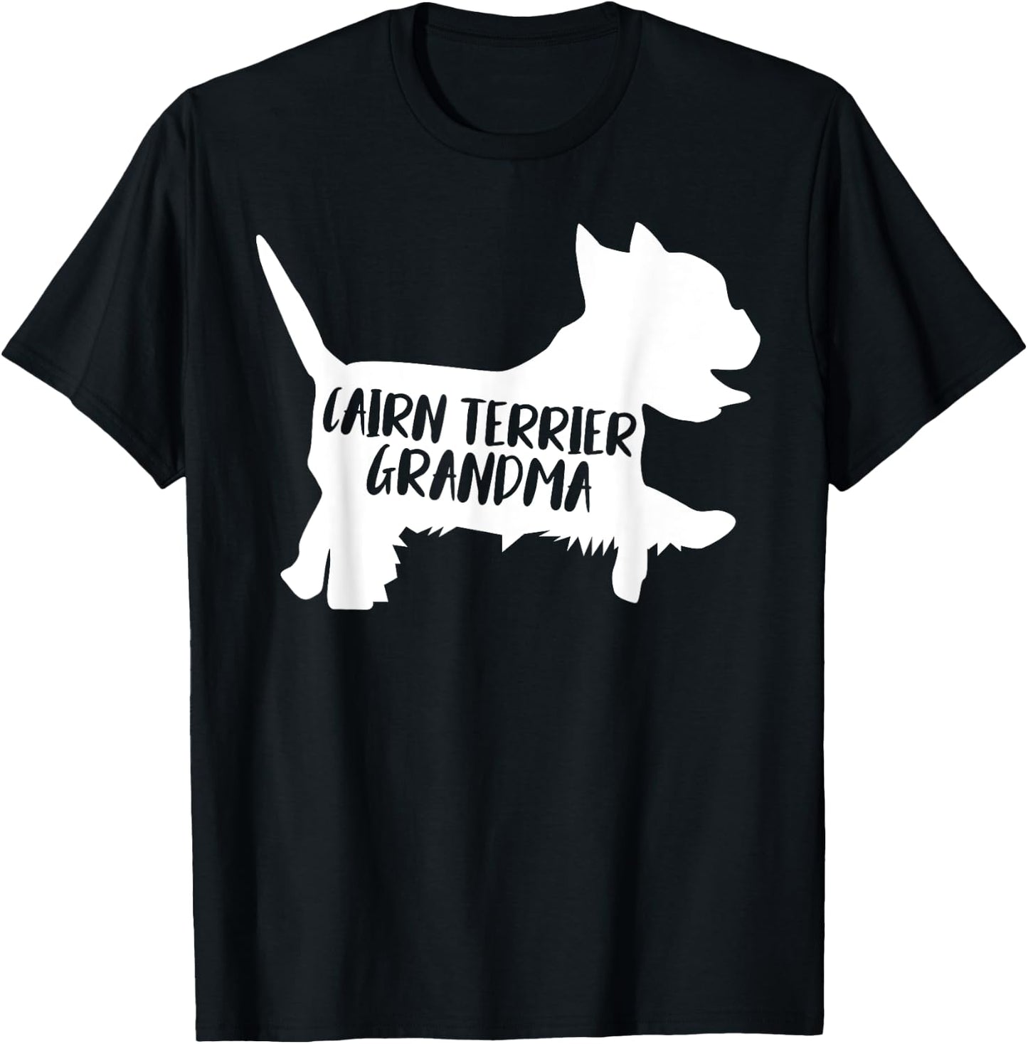 Cairn Terrier Grandma Funny Cairn Terrier Owner Dog Lover T-Shirt - T-Shirt | Black