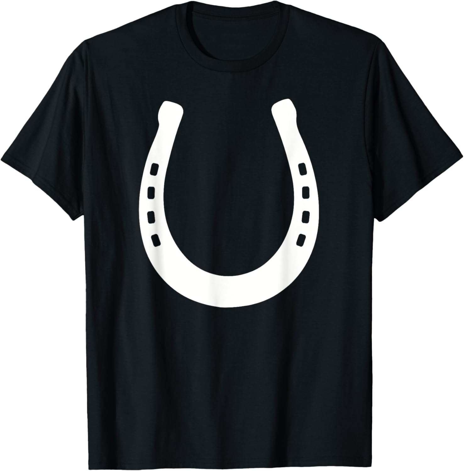 Horseshoe T-Shirt - T-Shirt | Black