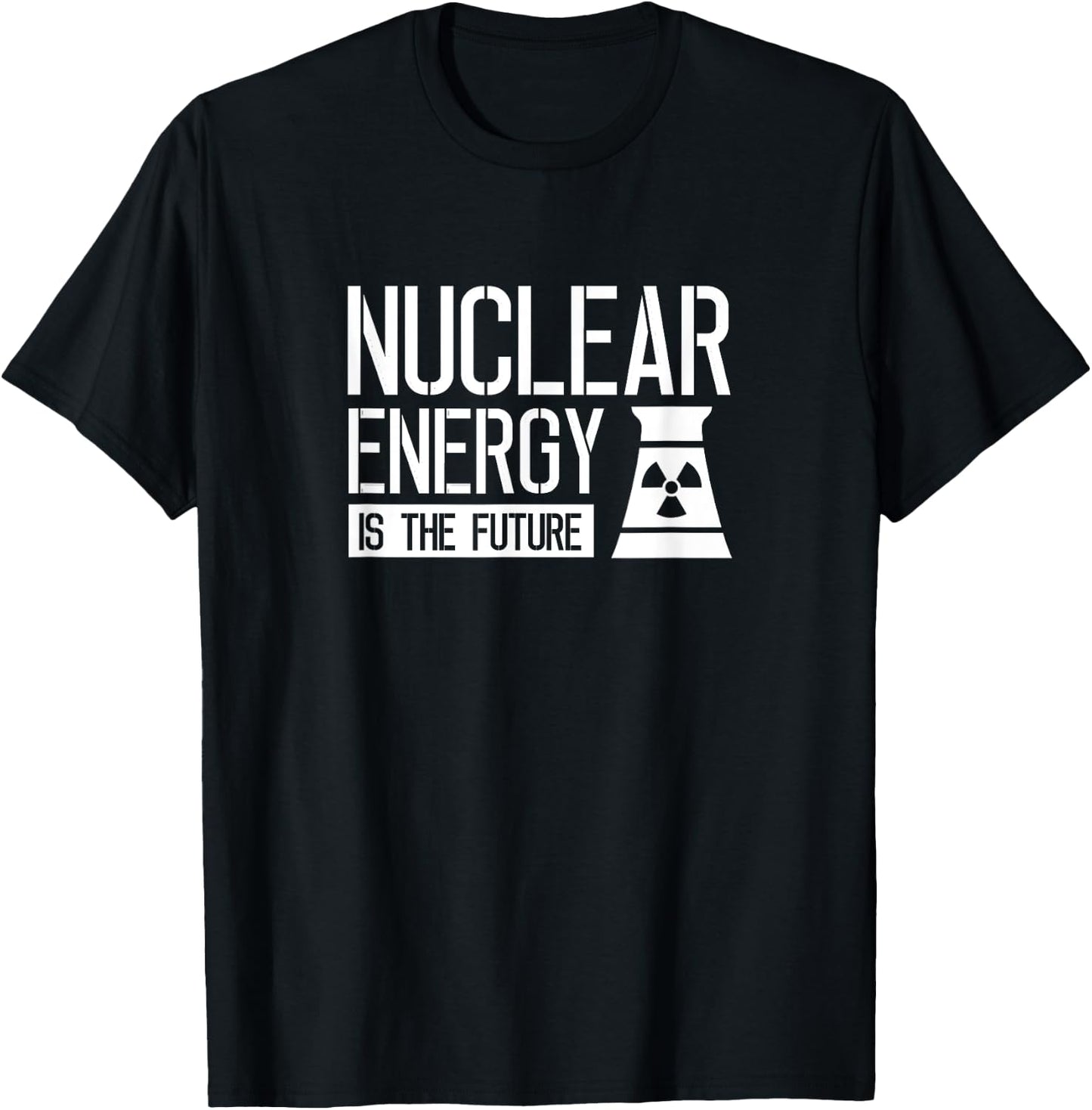 Nuclear energy is the future Fusion Power Atom T-Shirt - T-Shirt | Black