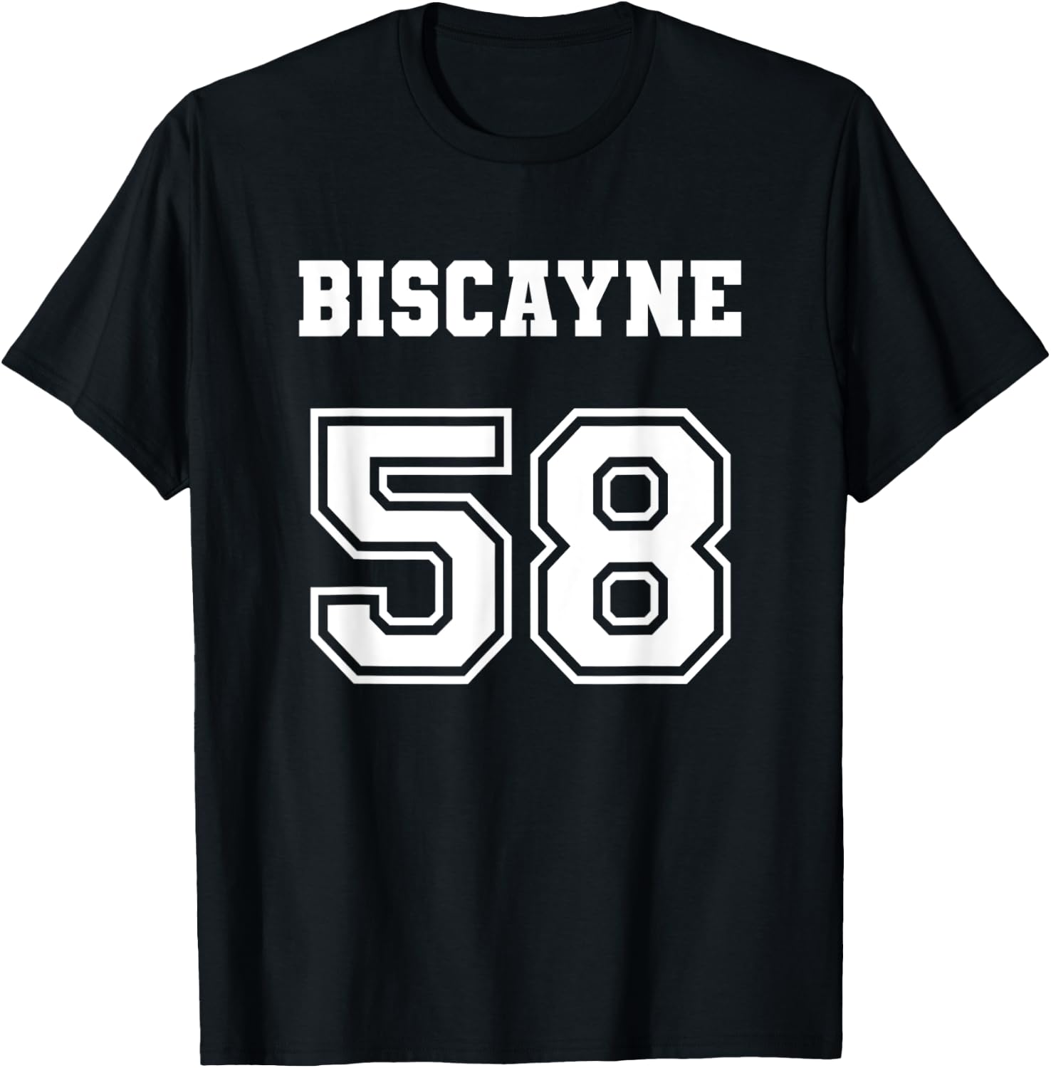 Jersey Style Biscayne 58 1958 Muscle Classic Lowrider Car T-Shirt - T-Shirt | Black