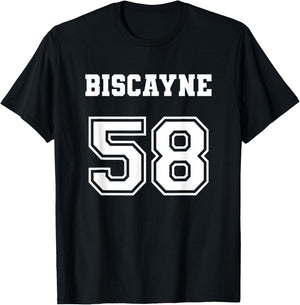 Jersey Style Biscayne 58 1958 Muscle Classic Lowrider Car T-Shirt - T-Shirt | Black