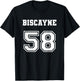 Jersey Style Biscayne 58 1958 Muscle Classic Lowrider Car T-Shirt - T-Shirt | Black