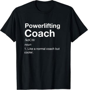 Powerlifting coach Love Team Coaching Sports Shirt T-Shirt - T-Shirt | Black